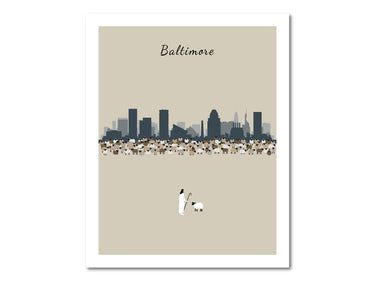 Lost Sheep from Baltimore Poster Print